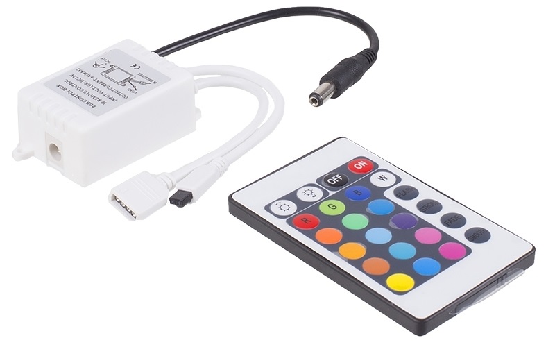 Контроллер RGB 12В 6A 72Вт IP20 Smartbuy пульт ДУ (125)